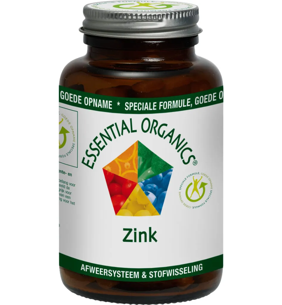 Essential Organics Zink 25mg (90 tabletten)