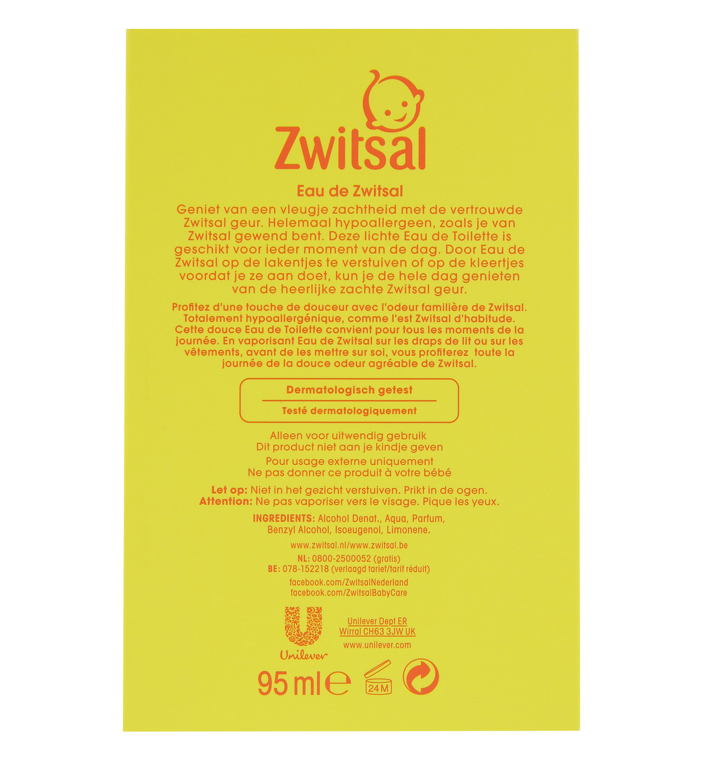 Zwitsal Eau de zwitsal (95 ml) - image 2