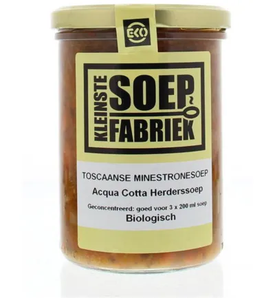 Kleinstesoepfabriek Acqua Cotta Toscaanse Minestronesoep Bio (400 ml)