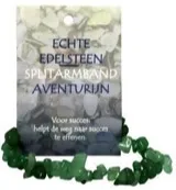 Steengoed Splitkralen armband aventurijn op kaart (1 stuk)