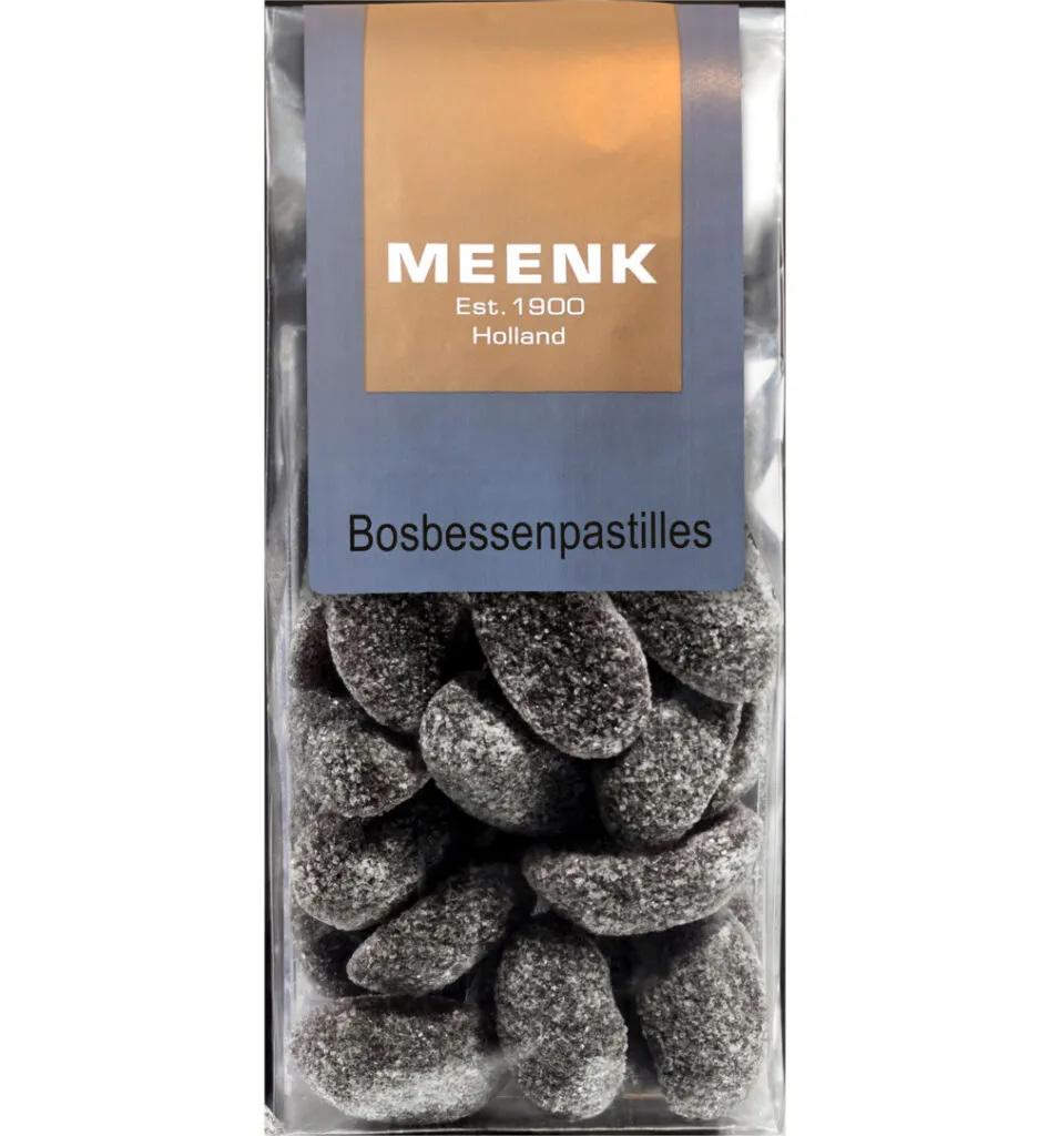 Meenk Bosbessen pastilles (160 gr)