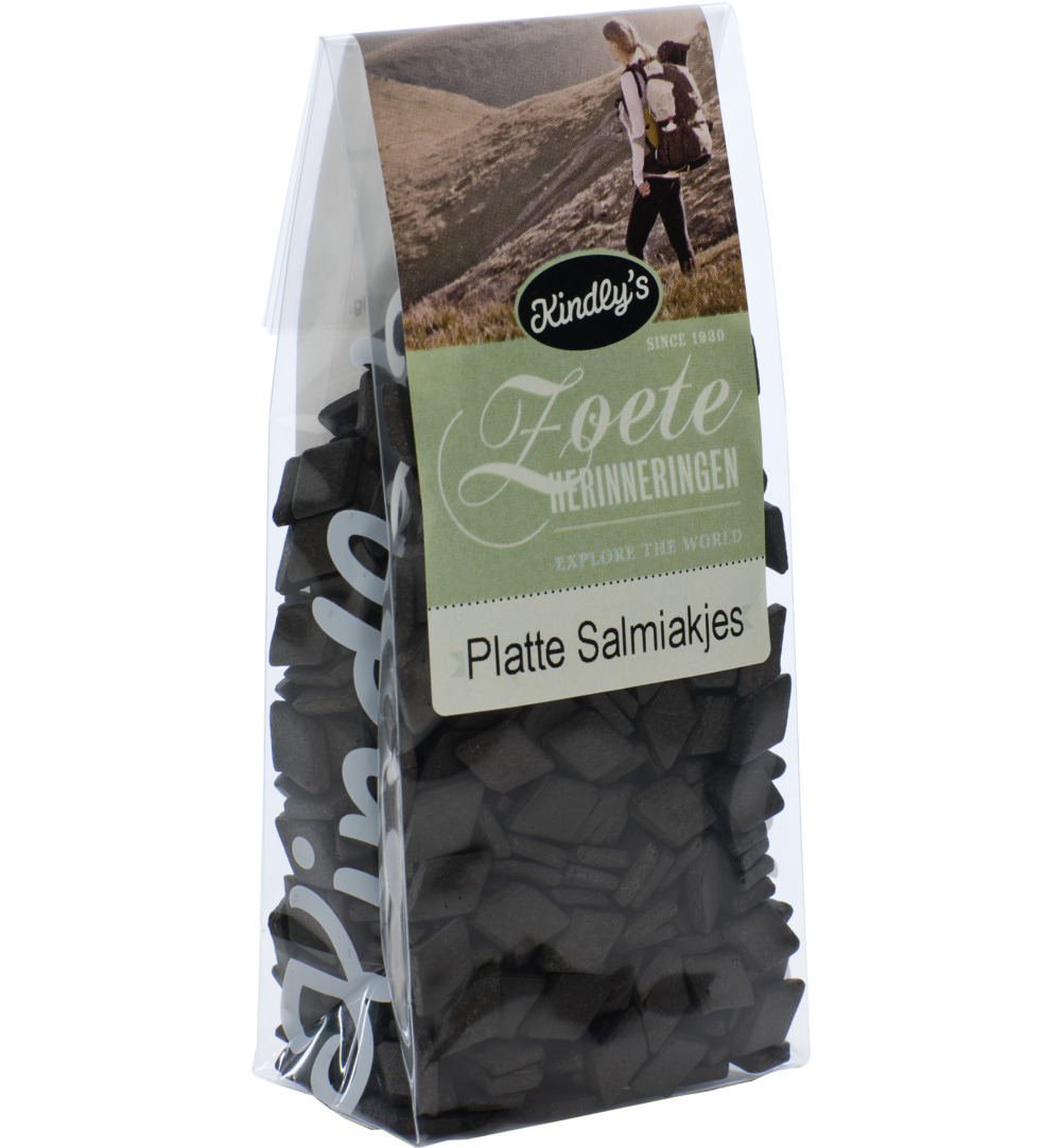 Kindly's Platte salmiak zoete herinneringen (130 gr)