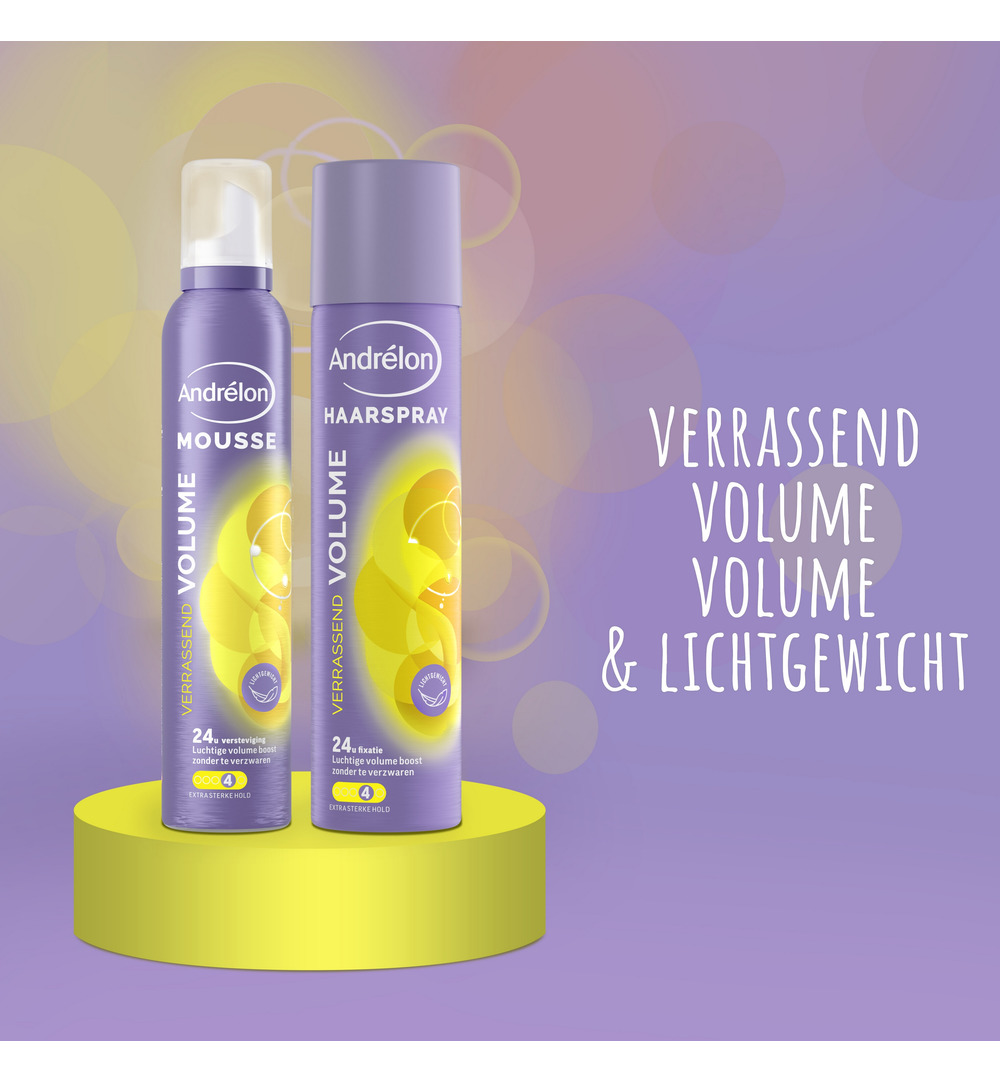 Andrelon Mousse Verrassend Volume (200 ml) - image 3