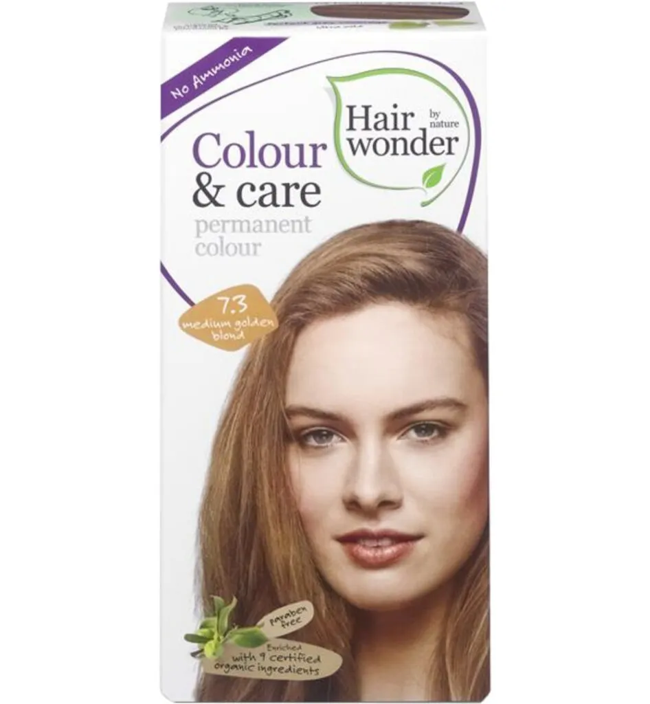 Hairwonder Colour & Care 7.3 medium gold blond (100 ml)