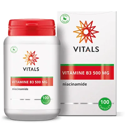 Vitals Vitamine B3 500mg (100 capsules)