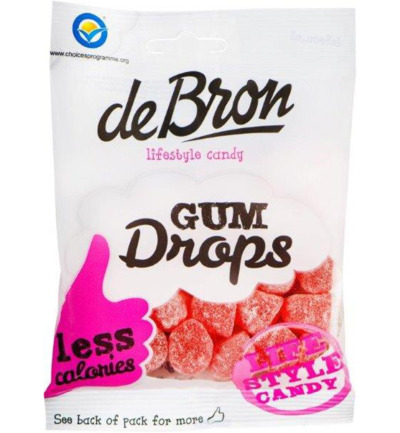 De Bron Gumdrops raspberry (100 gr)