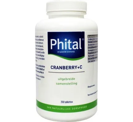 Phital Cranberry + C (250 tabletten)