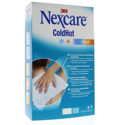 Nexcare Cold hot pack maxi 300 x 195mm inclusief hoes (1 stuk)