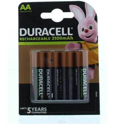 Duracell Rechargeable AA (4 stuks)