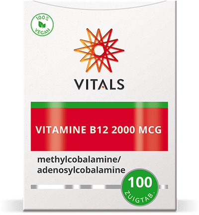 Vitals Vitamine B12 2000 Mcg (100 zuigtabletten) - image 2