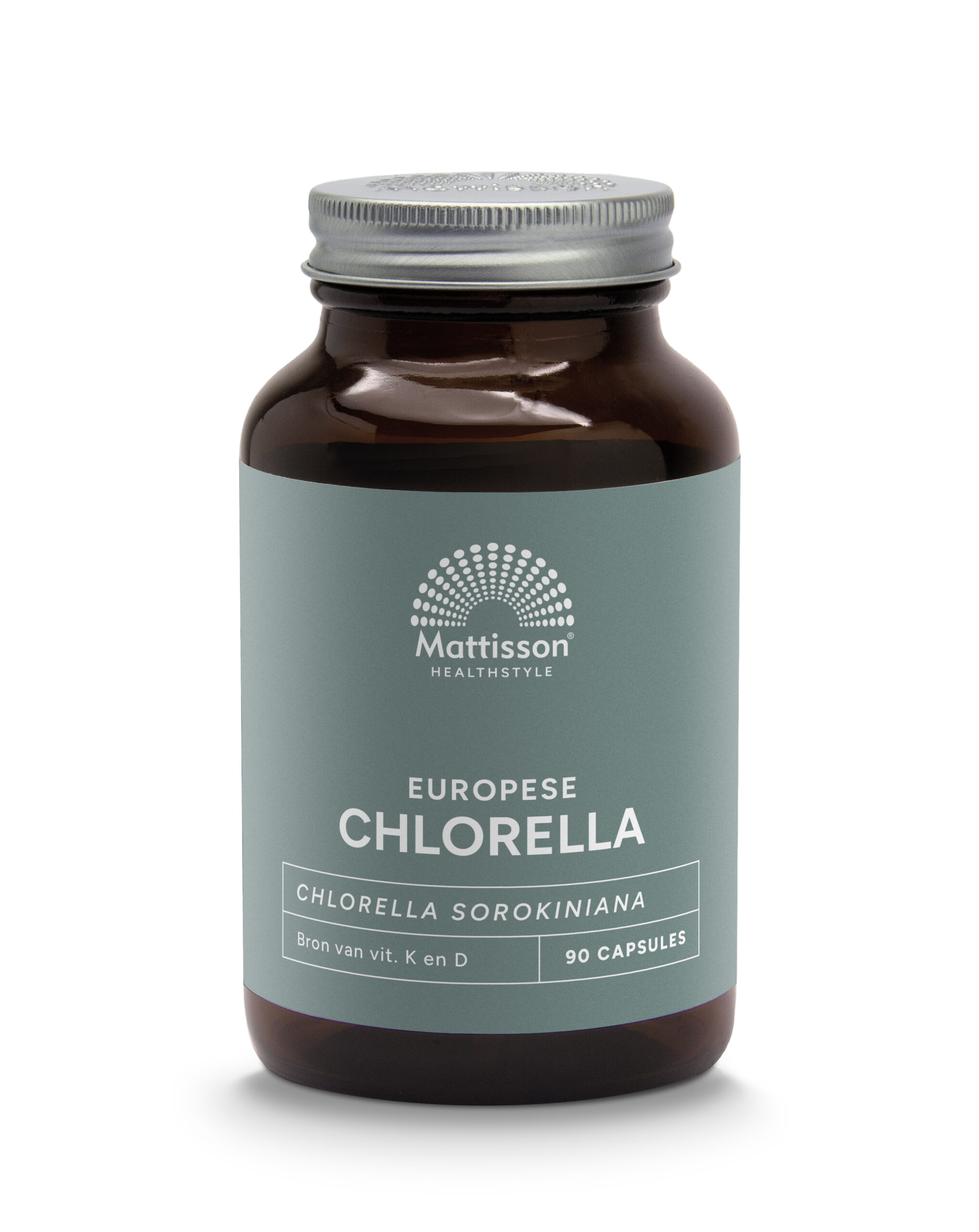 Mattisson Europese Chlorella 775Mg Bio (90 vega capsules)