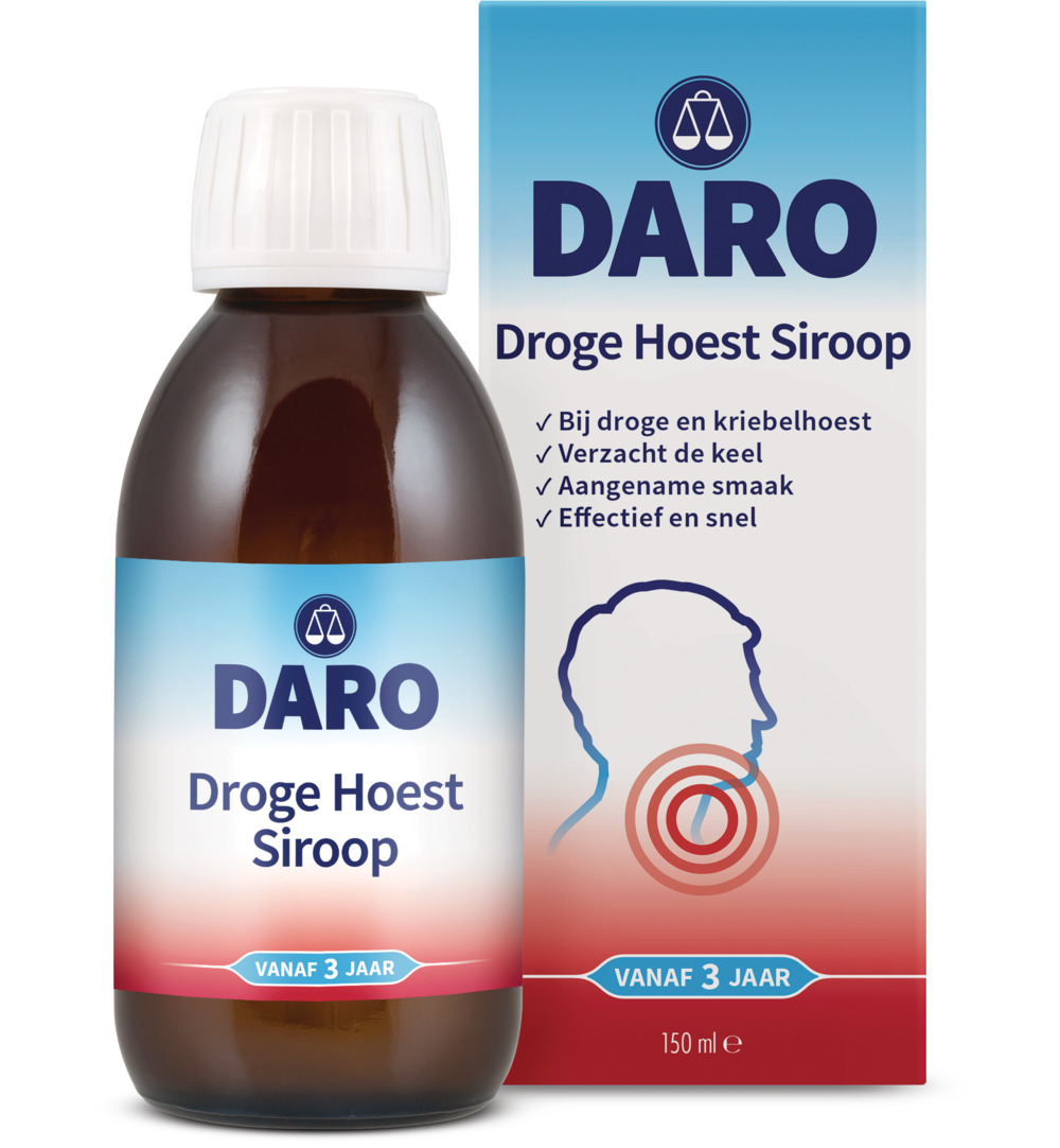 Daro Droge Hoest Siroop (150 ml)