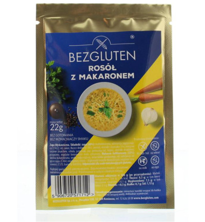 Bezgluten Kippensoep (22 gr)