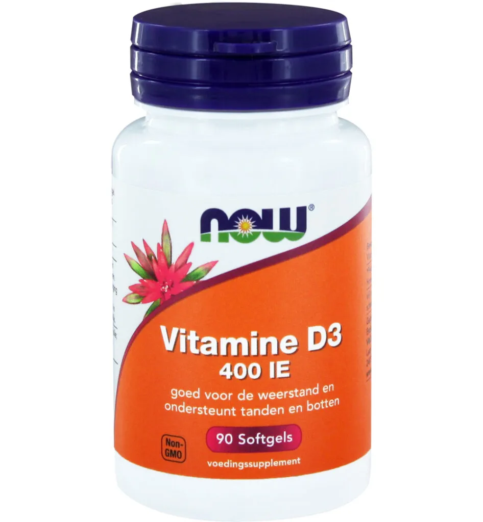 Now Vitamine D3 400IE (90 softgels)
