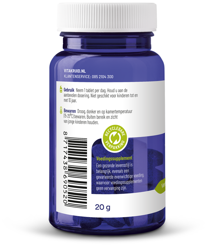 Vitakruid Vitamine D3 25 Mcg / 1000 IE (120 tabletten)