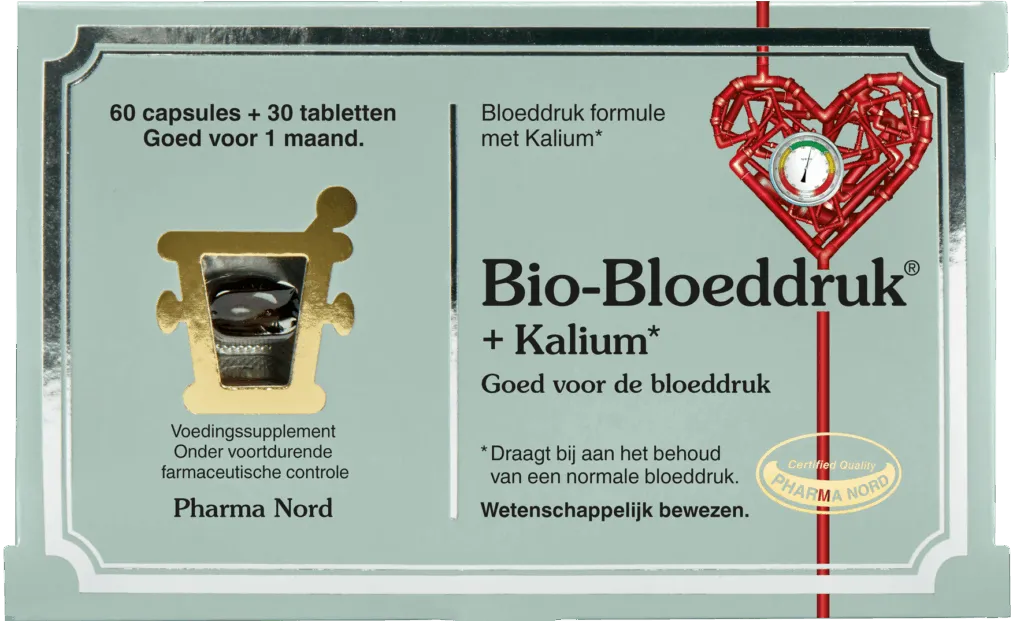Pharma Nord Bio Bloeddruk & Kalium (Tabletten en Capsules) (90 stuks)