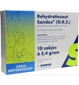 Sandoz Rehydratatiezout O.R.S. zakjes 5.4gram (10 stuks)