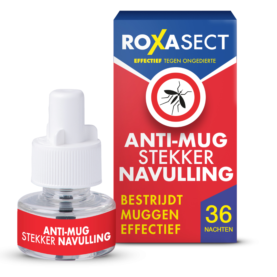Roxasect Stekker tegen muggen navul (1 stuk)