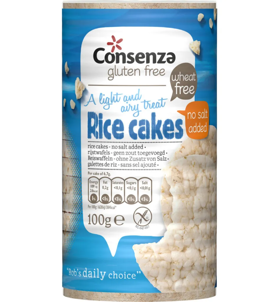 Consenza Rijstwafel zonder zout (100 gr)