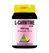 Snp L-Carnitine 650 mg puur (30 capsules)