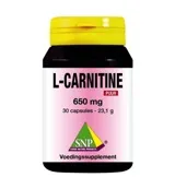 Snp L-Carnitine 650 mg puur (30 capsules)