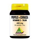 Snp Propolis+Echinacea - Thijm- Vitamine C 400Mg Puur (60 capsules)