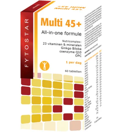 Fytostar Multi 45+ multivitamine (60 tabletten)