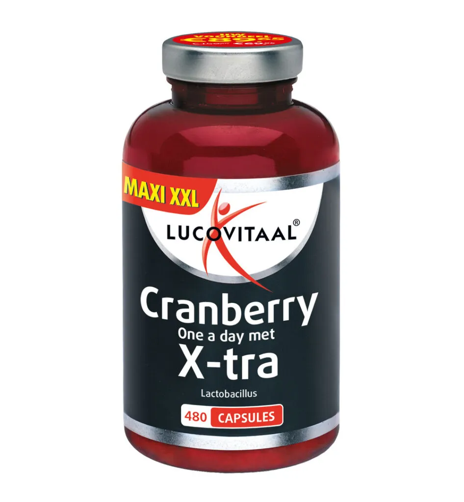 Lucovitaal Cranberry X-tra Lactobacillus (480 capsules)