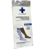 SolvaCare Compressiekous beige M 23 - 26 cm (1 paar)