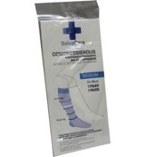 SolvaCare Compressiekous wit M 23 - 26 cm (1 paar)