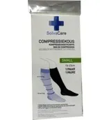 SolvaCare Compressiekous zwart S 19 - 23 cm (1 paar)