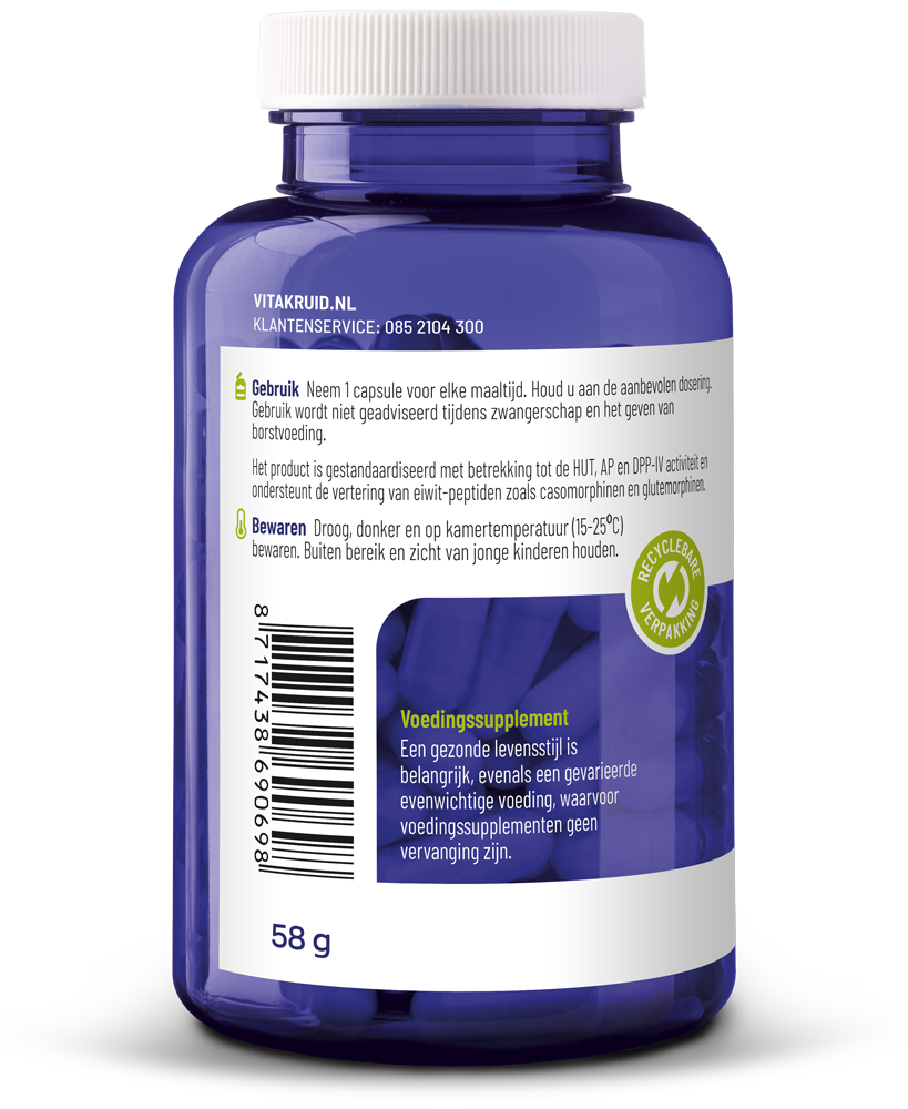 Vitakruid Dpp-Iv Ultimate Biocore® Optimum Complete Enzymen (180 vega capsules)