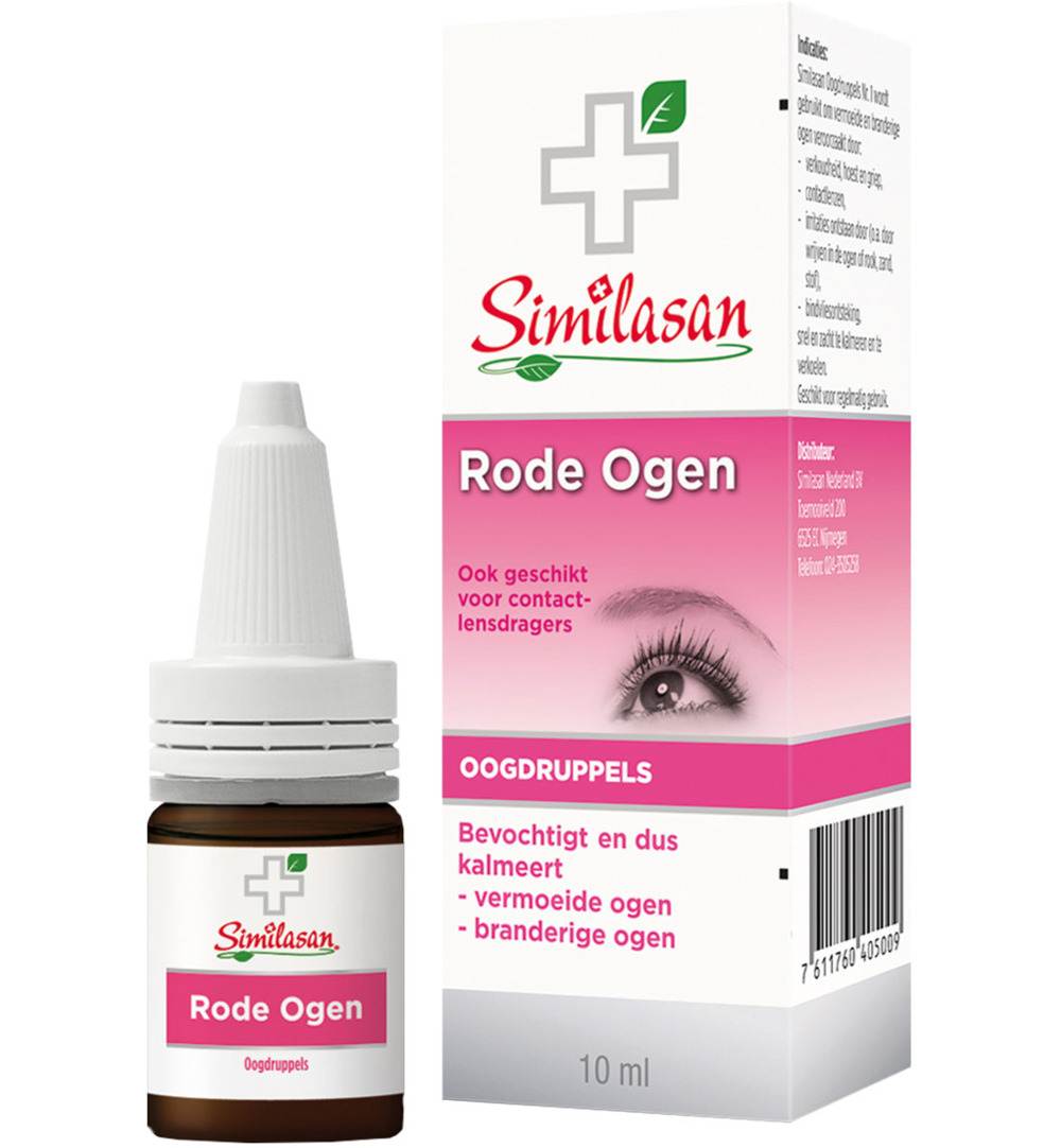 Similasan Rode ogen oogdruppels nr 1 (10 ml)