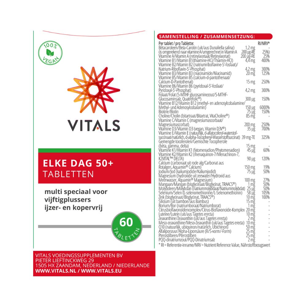 Vitals Elke Dag 50+ (60 tabletten) - image 3