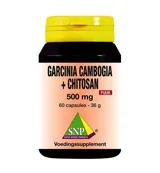 Snp Garcinia cambogia chitosan 500 mg puur (60 capsules)