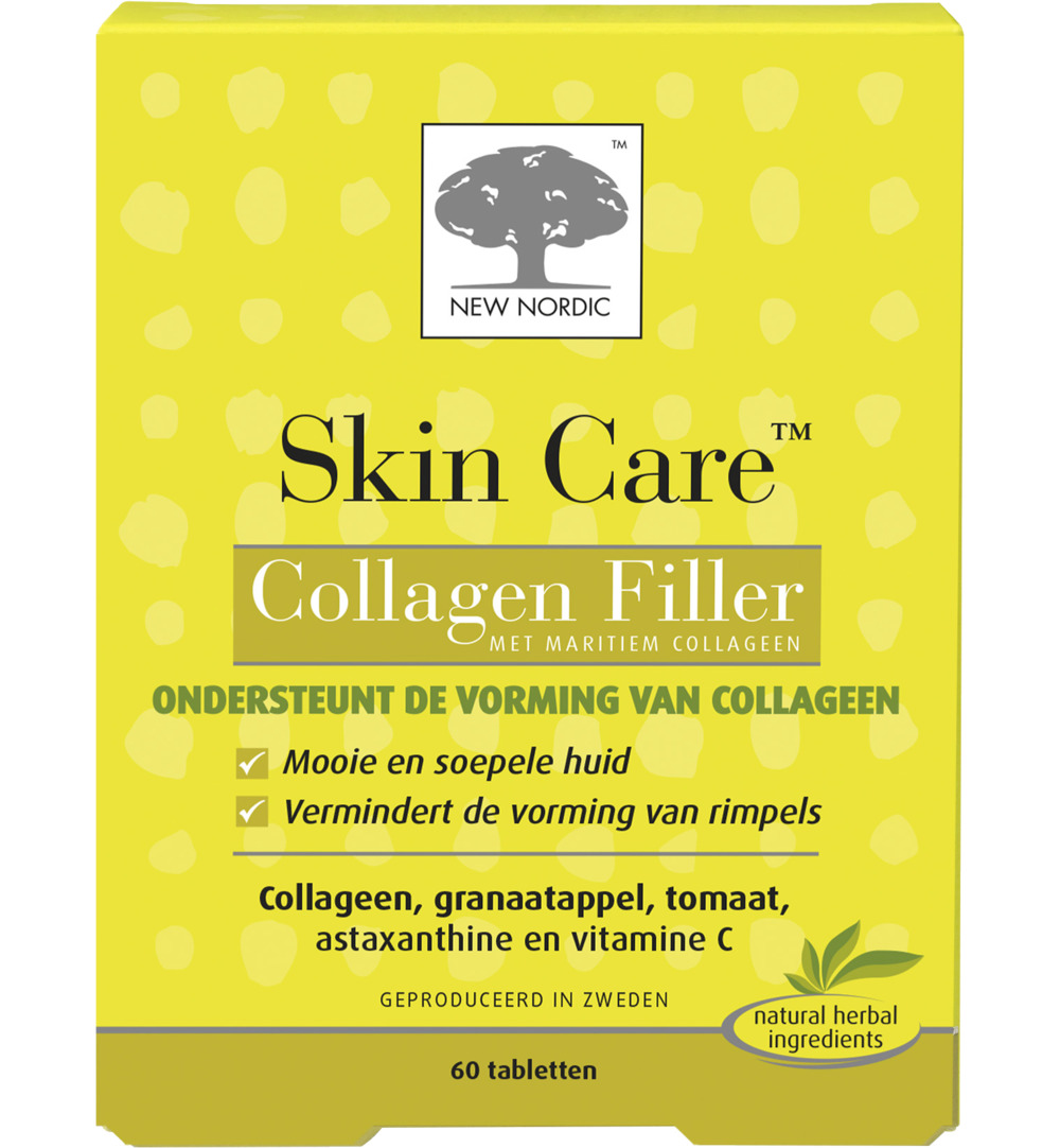 New Nordic Skin Care Collagen Filler (60 tabletten)