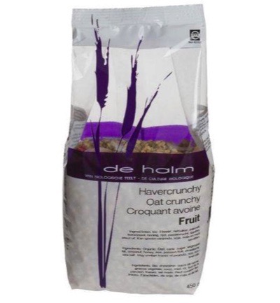 De Halm Haver Crunchy Fruit Bio (450 gr)