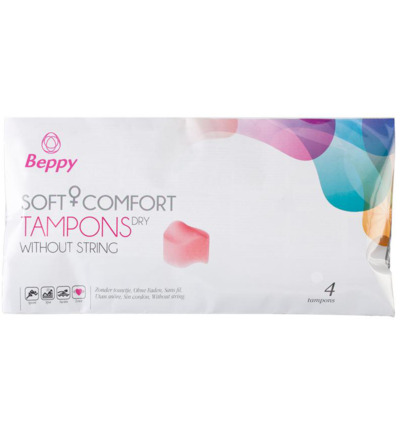 Beppy Soft+ Comfort Tampons Dry (4 stuks)
