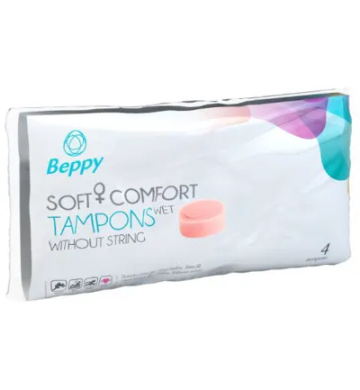 Beppy Soft+ comfort tampons wet (4 stuks)