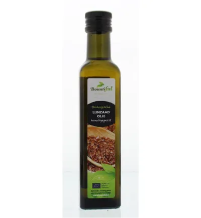 Bountiful Lijnzaadolie Bio (250 ml)