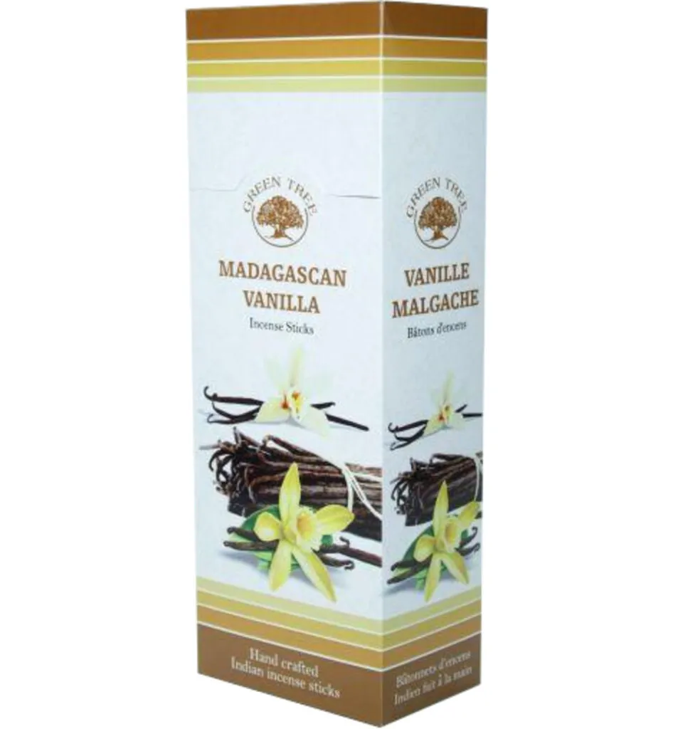 Green Tree Wierook Madagascan Vanilla (20 stuks)