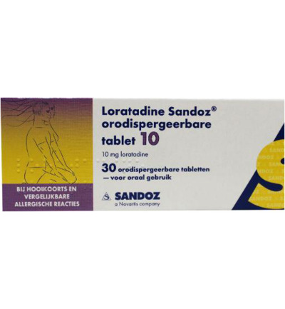 Sandoz Loratadine 10mg orotaat (30 tabletten)
