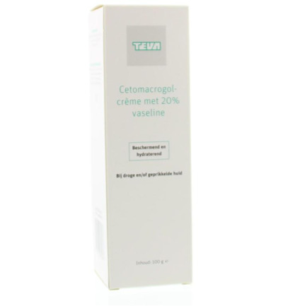 Teva Cetomacrogolcreme 20% vaseline (100 gr)