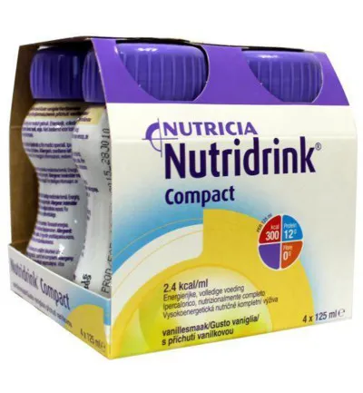 Nutridrink Compact Vanille 125ml (4 stuks)