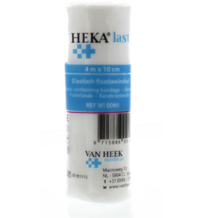 Hekalast Elastisch windsel 4 x 10 cm (1 stuk)