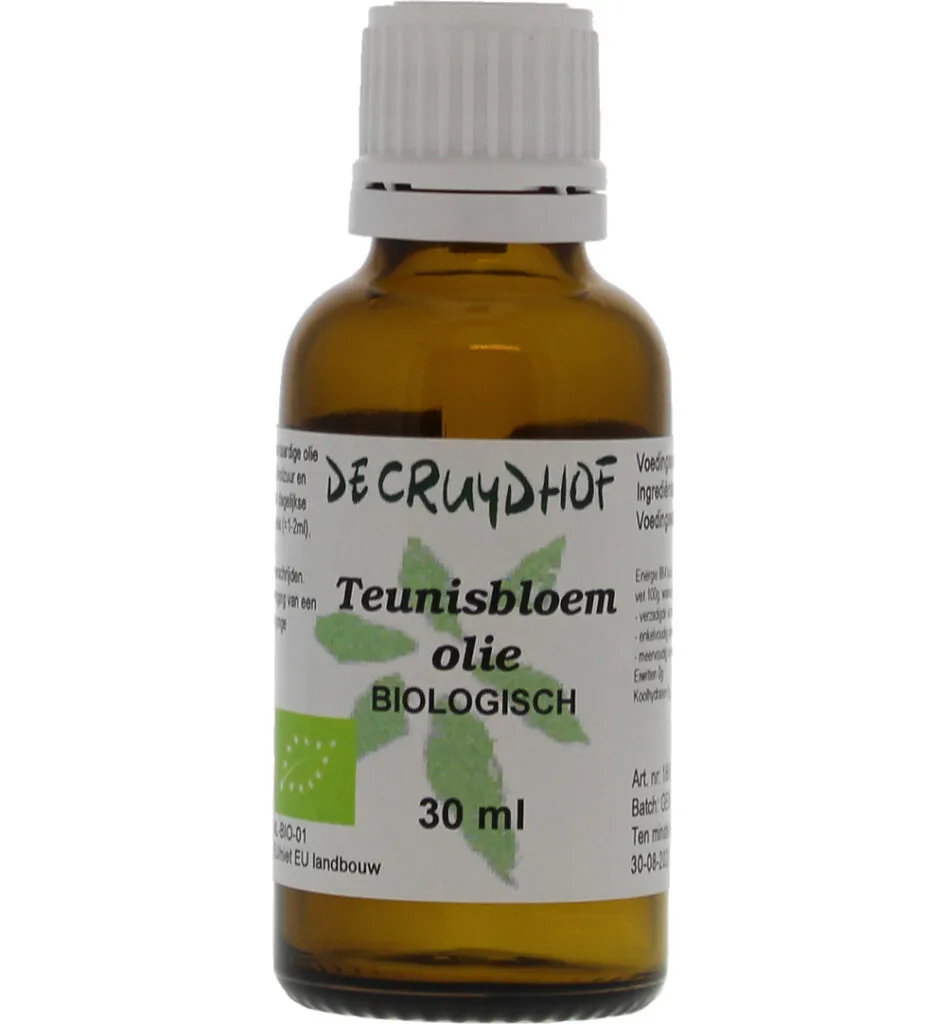 De Cruydhof Teunisbloemolie Vloeibaar Bio (30 ml)