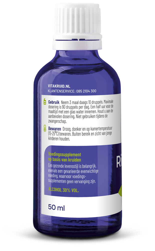 Vitakruid Ribes Nigrum Zwarte Bes Tinctuur 1:10 (50 ml) - image 2