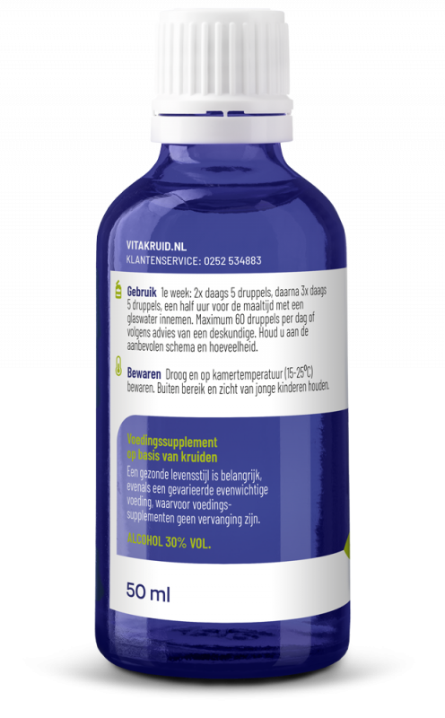 Vitakruid Kaardebol Wortel Tinctuur Extractie Volgens Hab 50 (50 ml) - image 2