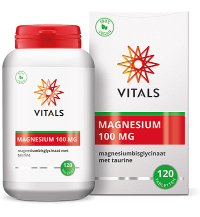Vitals Magnesiumbisglycinaat 100 mg (120 tabletten)