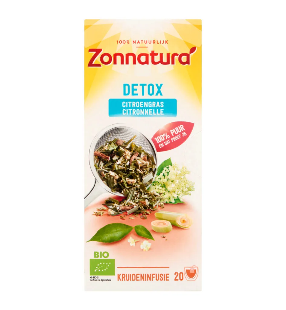 Zonnatura Detox citroengras bio (20 stuks)